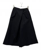 CINOHチノ）の古着「ASYMMETRIC PANTS」｜ブラック