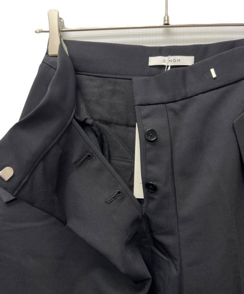 CINOH（チノ）CINOH (チノ) ASYMMETRIC PANTS ブラック サイズ:３６の古着・服飾アイテム