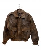Wind Armorウィンドアーマー）の古着「ラムレザージャケット」｜ブラウン
