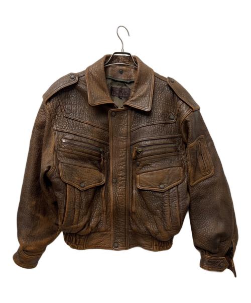 Wind Armor（ウィンドアーマー）Wind Armor (ウィンドアーマー) ラムレザージャケット ブラウン サイズ:Ｍの古着・服飾アイテム