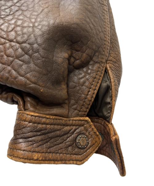 Wind Armor（ウィンドアーマー）Wind Armor (ウィンドアーマー) ラムレザージャケット ブラウン サイズ:Ｍの古着・服飾アイテム