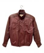 eliteエリート）の古着「レザージャケット」｜レッド