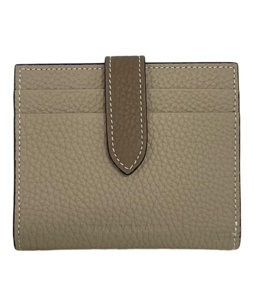 bonaventura（ボナベンチュラ）bonaventura (ボナベンチュラ) 2つ折り財布 ベージュの古着・服飾アイテム