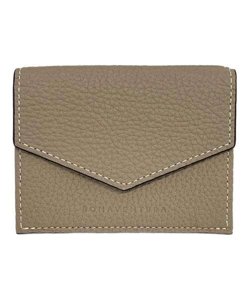 bonaventura（ボナベンチュラ）bonaventura (ボナベンチュラ) 3つ折り財布 ベージュの古着・服飾アイテム