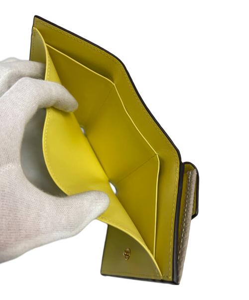 bonaventura（ボナベンチュラ）bonaventura (ボナベンチュラ) 3つ折り財布 ベージュの古着・服飾アイテム