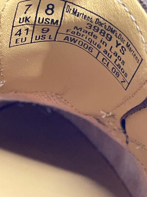 Dr.Martens（ドクターマーチン）Dr.Martens (ドクターマーチン) レザーシューズ ブラウン サイズ:UK 7の古着・服飾アイテム