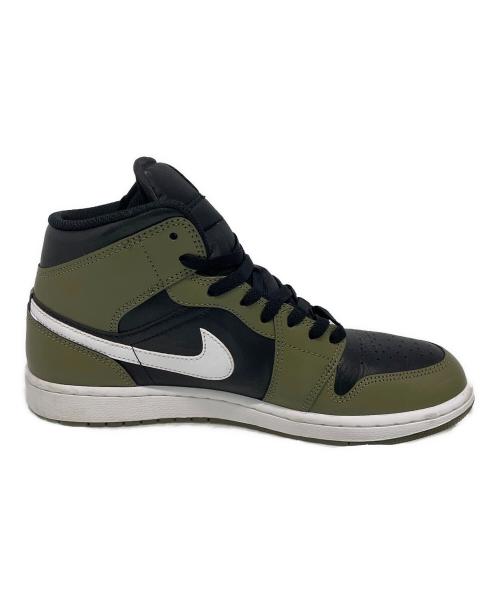 NIKE（ナイキ）NIKE (ナイキ) ハイカットスニーカー オリーブ サイズ:27cmの古着・服飾アイテム