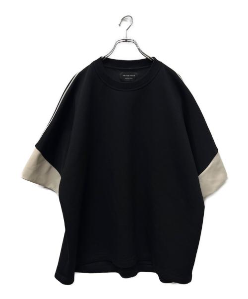 UNITED TOKYO（ユナイテッドトーキョー）UNITED TOKYO (ユナイテッドトーキョー) COOLダンボールオーバーサイズTシャツ ブラック×ホワイト サイズ:FREEの古着・服飾アイテム