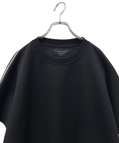 UNITED TOKYO（ユナイテッドトーキョー）UNITED TOKYO (ユナイテッドトーキョー) COOLダンボールオーバーサイズTシャツ ブラック×ホワイト サイズ:FREEの古着・服飾アイテム