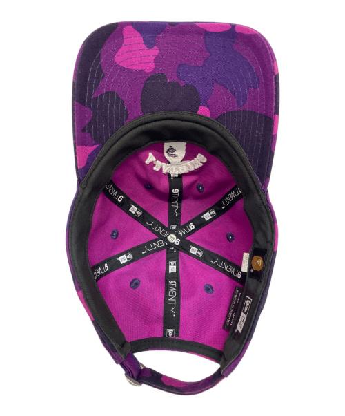 A BATHING APE（ア ベイシング エイプ）A BATHING APE (ア ベイシング エイプ) New Era (ニューエラ) 帽子 パープルの古着・服飾アイテム