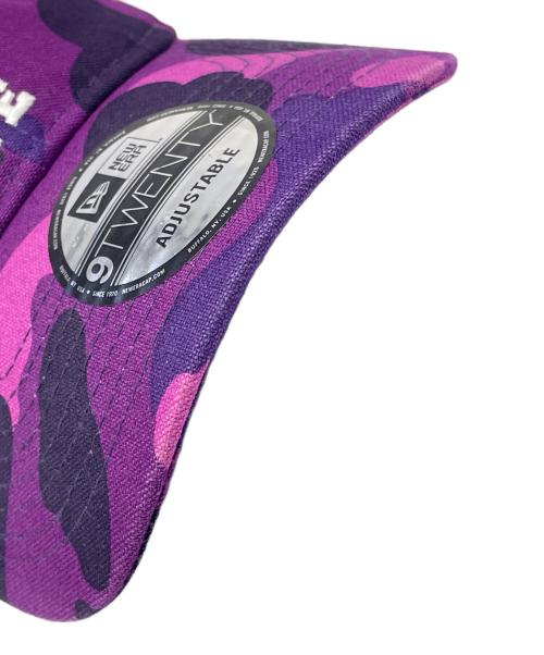 A BATHING APE（ア ベイシング エイプ）A BATHING APE (ア ベイシング エイプ) New Era (ニューエラ) 帽子 パープルの古着・服飾アイテム