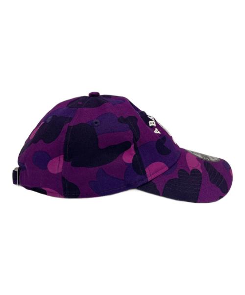 A BATHING APE（ア ベイシング エイプ）A BATHING APE (ア ベイシング エイプ) New Era (ニューエラ) 帽子 パープルの古着・服飾アイテム