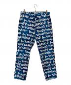 A BATHING APEア ベイシング エイプ）の古着「パンツ」｜ブルー×ホワイト