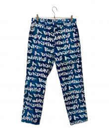 A BATHING APE（ア ベイシング エイプ）の古着「パンツ」｜ブルー×ホワイト