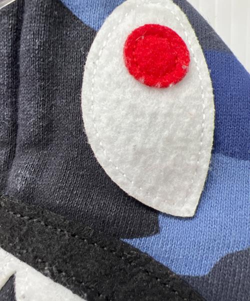 A BATHING APE（ア ベイシング エイプ）A BATHING APE (ア ベイシング エイプ) ジップパーカー レッド×ブルー サイズ:Ｌの古着・服飾アイテム