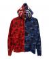 A BATHING APE（ア ベイシング エイプ）の古着「ジップパーカー」｜レッド×ブルー