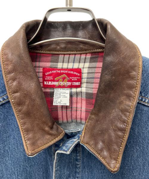 MARLBORO COUNTRY STORE（マルボロカントリーストア）MARLBORO COUNTRY STORE (マルボロカントリーストア) デニムジャケット インディゴ サイズ:Ｌの古着・服飾アイテム