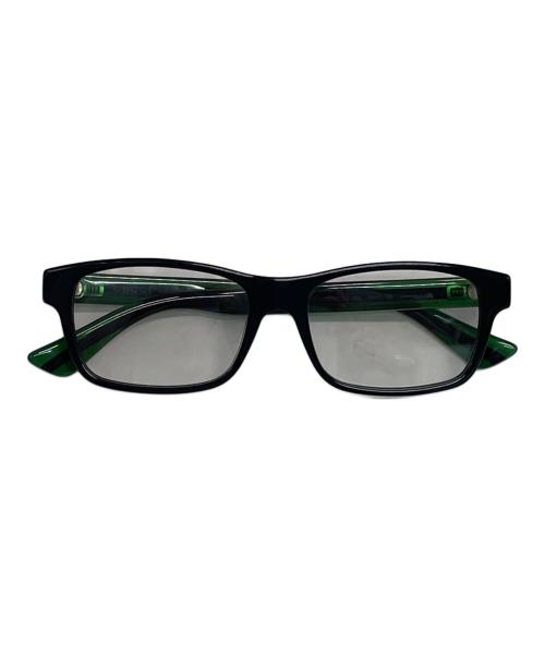 GUCCI（グッチ）GUCCI (グッチ) サングラス グリーン×レッド サイズ:55□17-150の古着・服飾アイテム