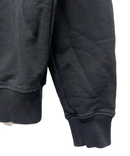 ami（アミ）ami (アミ) ハート刺繍ロゴクルーネックスウェット ブラック サイズ:Ｍの古着・服飾アイテム