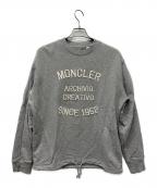 MONCLERモンクレール）の古着「スウェットシャツ」｜グレー