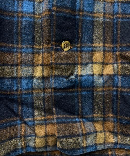 PENDLETON（ペンドルトン）PENDLETON (ペンドルトン) 長袖シャツ ネイビー×ブラウン サイズ:Ｍの古着・服飾アイテム