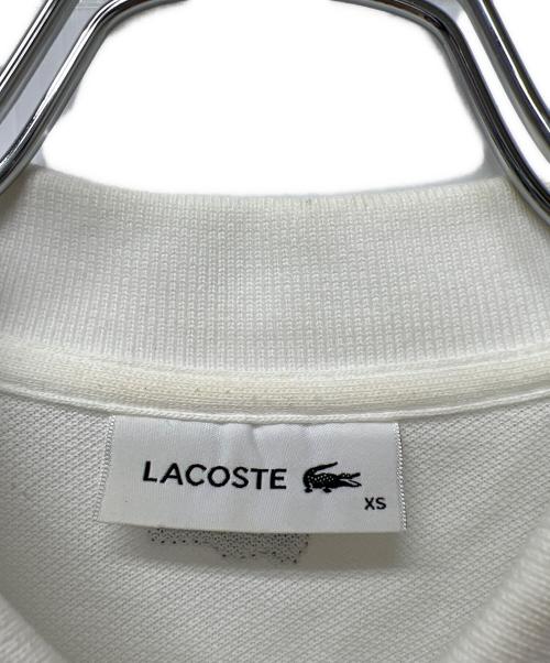 LACOSTE（ラコステ）LACOSTE (ラコステ) ポロシャツ ホワイト サイズ:ＸＳの古着・服飾アイテム