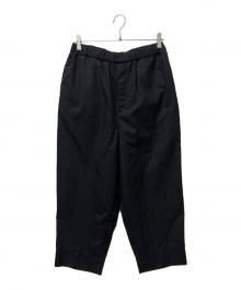 SEEALL（シーオール）の古着「CROPPED BUGGY PANTS」｜ネイビー