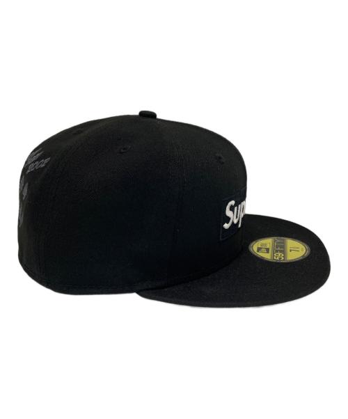 New Era（ニューエラ）New Era (ニューエラ) SUPREME (シュプリーム) キャップ ブラックの古着・服飾アイテム