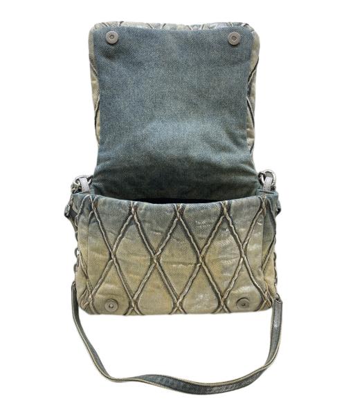 DIESEL（ディーゼル）DIESEL (ディーゼル) 2WAYショルダーバッグ ブルーの古着・服飾アイテム