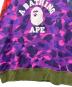 中古・古着 A BATHING APE (ア ベイシング エイプ) スウェット パープル サイズ:Ｌ：8000円