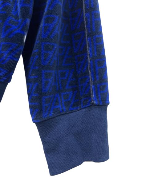 A BATHING APE（ア ベイシング エイプ）A BATHING APE (ア ベイシング エイプ) ジップパーカー ブルー サイズ:ＸＬの古着・服飾アイテム