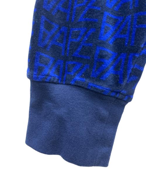 A BATHING APE（ア ベイシング エイプ）A BATHING APE (ア ベイシング エイプ) ジップパーカー ブルー サイズ:ＸＬの古着・服飾アイテム
