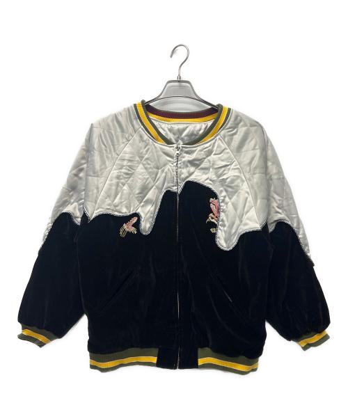 KAPITAL（キャピタル）KAPITAL (キャピタル) スーベニアジャケット ブラック×グレー サイズ:２の古着・服飾アイテム