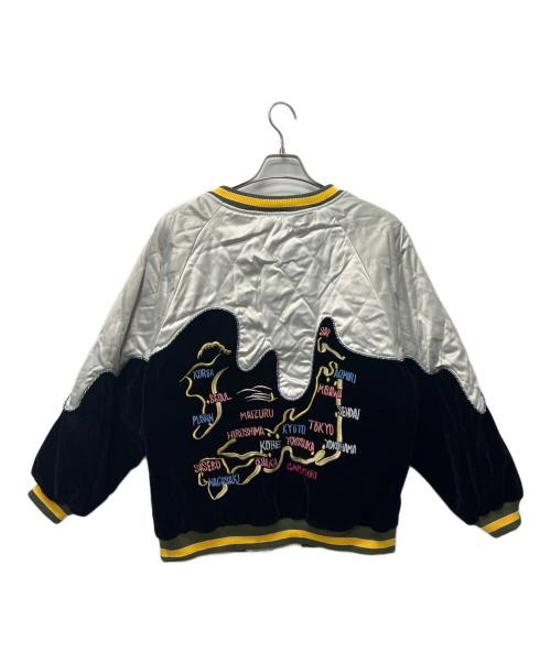 KAPITAL（キャピタル）KAPITAL (キャピタル) スーベニアジャケット ブラック×グレー サイズ:２の古着・服飾アイテム