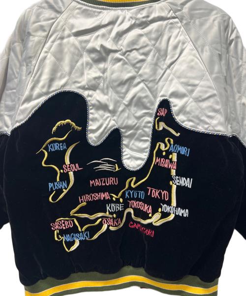 KAPITAL（キャピタル）KAPITAL (キャピタル) スーベニアジャケット ブラック×グレー サイズ:２の古着・服飾アイテム