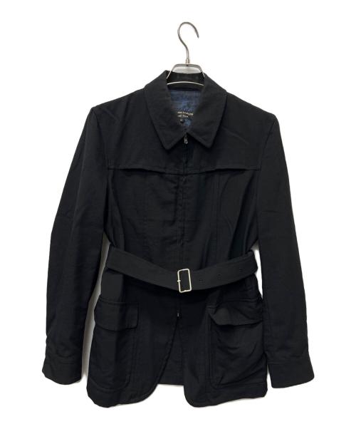 COMME des GARCONS HOMME PLUS（コムデギャルソンオムプリュス）COMME des GARCONS HOMME PLUS (コムデギャルソンオムプリュス) ウールジャケット ブラック サイズ:Ｓの古着・服飾アイテム