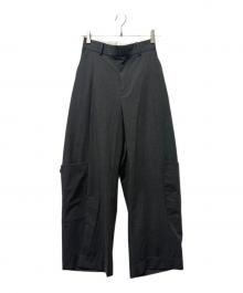 STUDIOUS（ステュディオス）の古着「Barrel Leg Cargo Trousers」｜グレー