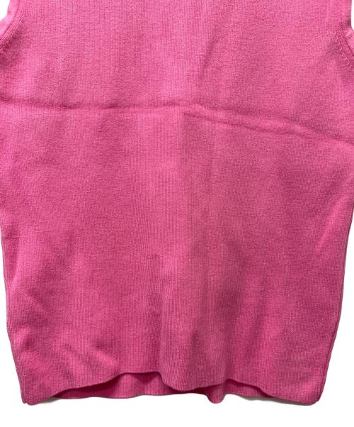 MARINE SERRE（マリーンセル）MARINE SERRE (マリーンセル) ニットベスト ピンク サイズ:Ｍの古着・服飾アイテム