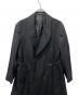 s'yte (サイト) T/W GABARDINE SHAWL COLLAR DOUBLE COAT ブラック サイズ:２：30000円