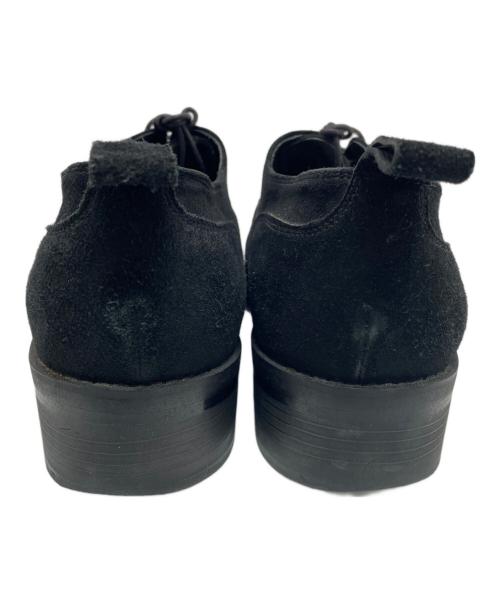 Jean Paul Gaultier homme（ジャンポールゴルチェオム）Jean Paul Gaultier homme (ジャンポールゴルチェオム) レザーシューズ ブラック サイズ:7の古着・服飾アイテム