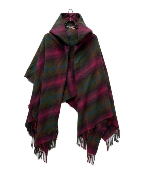 Vivienne Westwood（ヴィヴィアンウエストウッド）Vivienne Westwood (ヴィヴィアンウエストウッド) ポンチョパーカー マルチカラー サイズ:FREEの古着・服飾アイテム