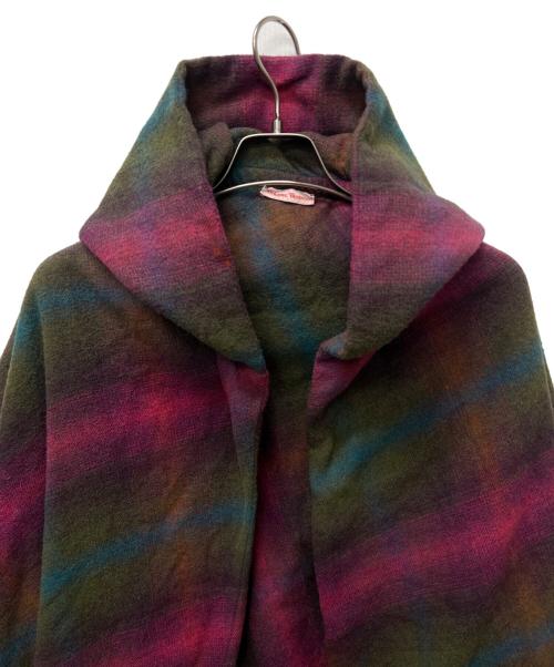 Vivienne Westwood（ヴィヴィアンウエストウッド）Vivienne Westwood (ヴィヴィアンウエストウッド) ポンチョパーカー マルチカラー サイズ:FREEの古着・服飾アイテム