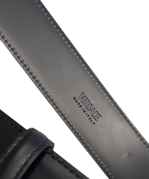 VERSACE（ヴェルサーチェ）VERSACE (ヴェルサーチェ) ベルト ブラック サイズ:80/32の古着・服飾アイテム