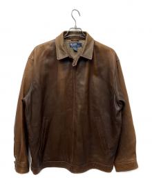 POLO RALPH LAUREN（ポロ・ラルフローレン）の古着「レザージャケット」｜ブラウン