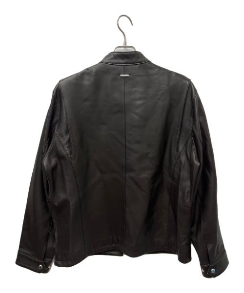 MICHAEL KORS（マイケル・コース）MICHAEL KORS (マイケル・コース) シングルライダースジャケット ブラック サイズ:Ｌの古着・服飾アイテム
