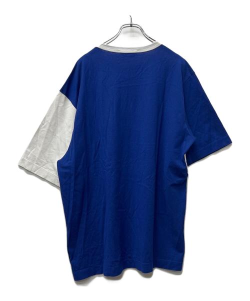 MARNI（マルニ）MARNI (マルニ) 半袖カットソー ホワイト×ブルー サイズ:４８の古着・服飾アイテム