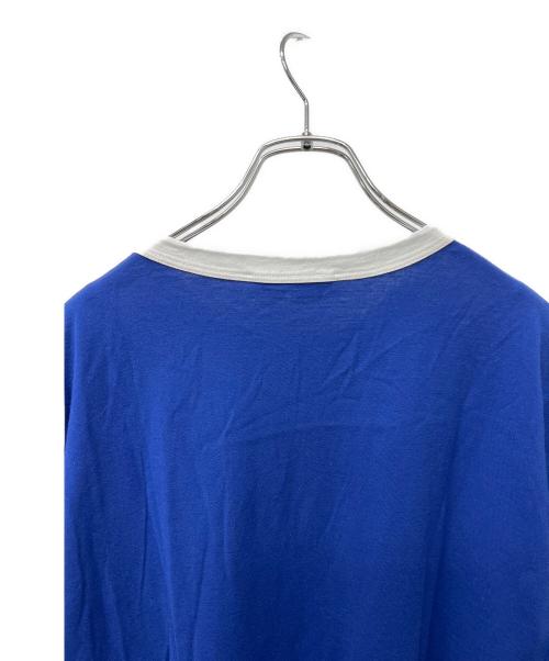 MARNI（マルニ）MARNI (マルニ) 半袖カットソー ホワイト×ブルー サイズ:４８の古着・服飾アイテム