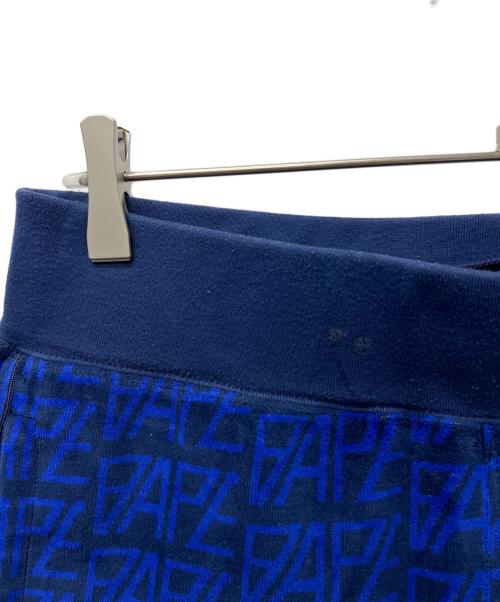 A BATHING APE（ア ベイシング エイプ）A BATHING APE (ア ベイシング エイプ) ハーフパンツ ブルー サイズ:Ｌの古着・服飾アイテム