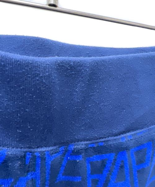 A BATHING APE（ア ベイシング エイプ）A BATHING APE (ア ベイシング エイプ) ハーフパンツ ブルー サイズ:Ｌの古着・服飾アイテム