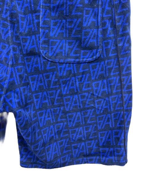 A BATHING APE（ア ベイシング エイプ）A BATHING APE (ア ベイシング エイプ) ハーフパンツ ブルー サイズ:Ｌの古着・服飾アイテム